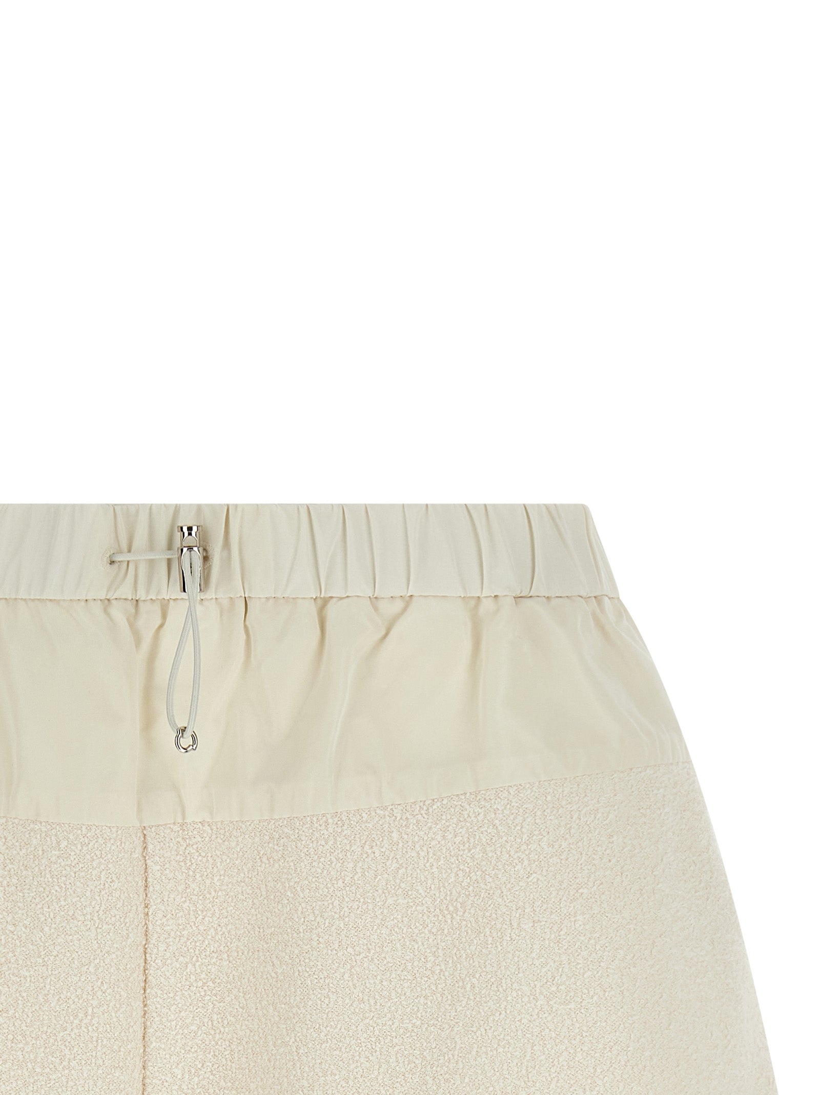 Moncler White Bermudas 