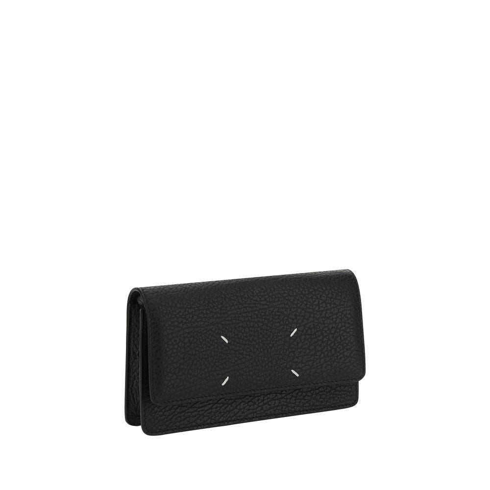 Maison Margiela Black Calf Leather Bos Taurus Wallet 