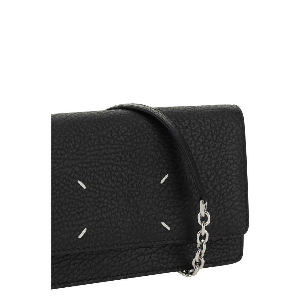 Maison Margiela Black Calf Leather Bos Taurus Wallet 