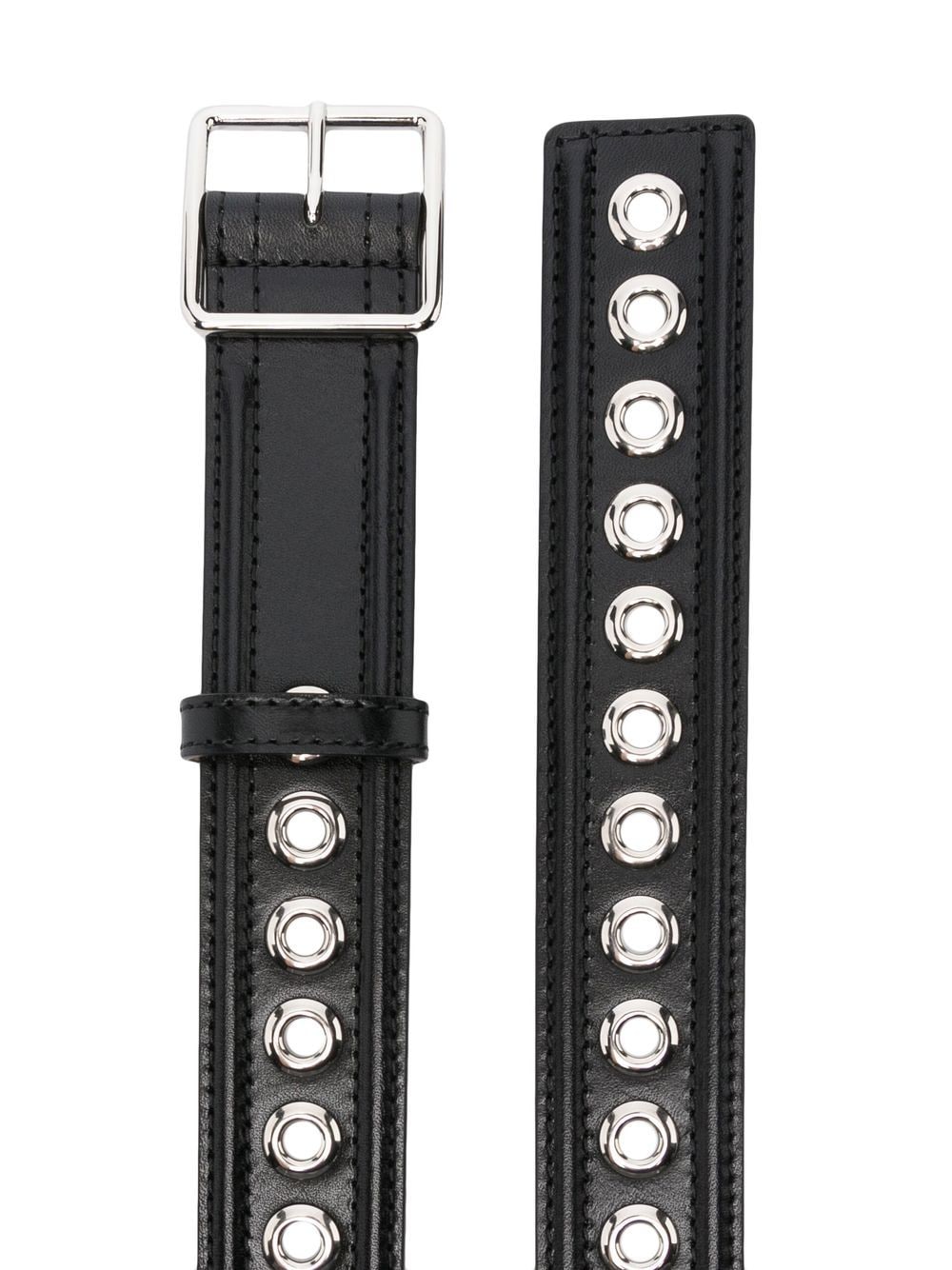 Alexander Mcqueen Black Belts