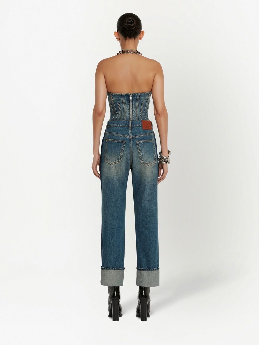 Alexander Mcqueen Blue Jeans