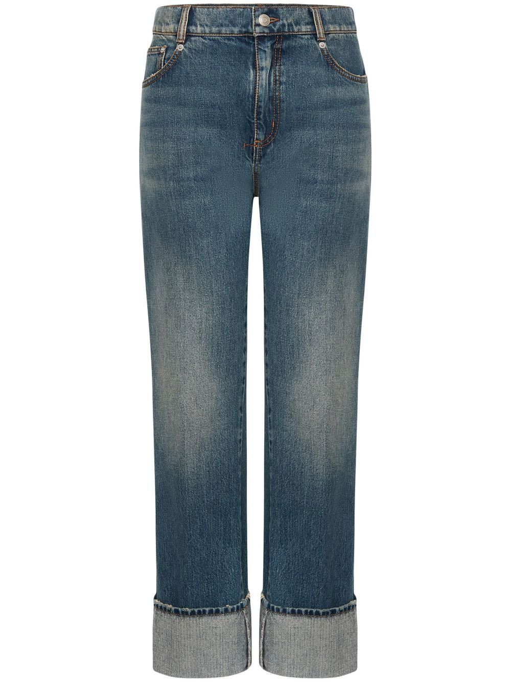 Alexander Mcqueen Blue Jeans