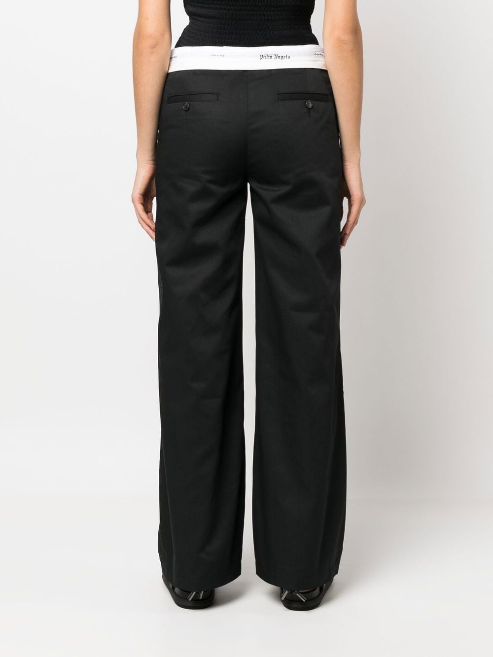 Palm Angels Black Trousers