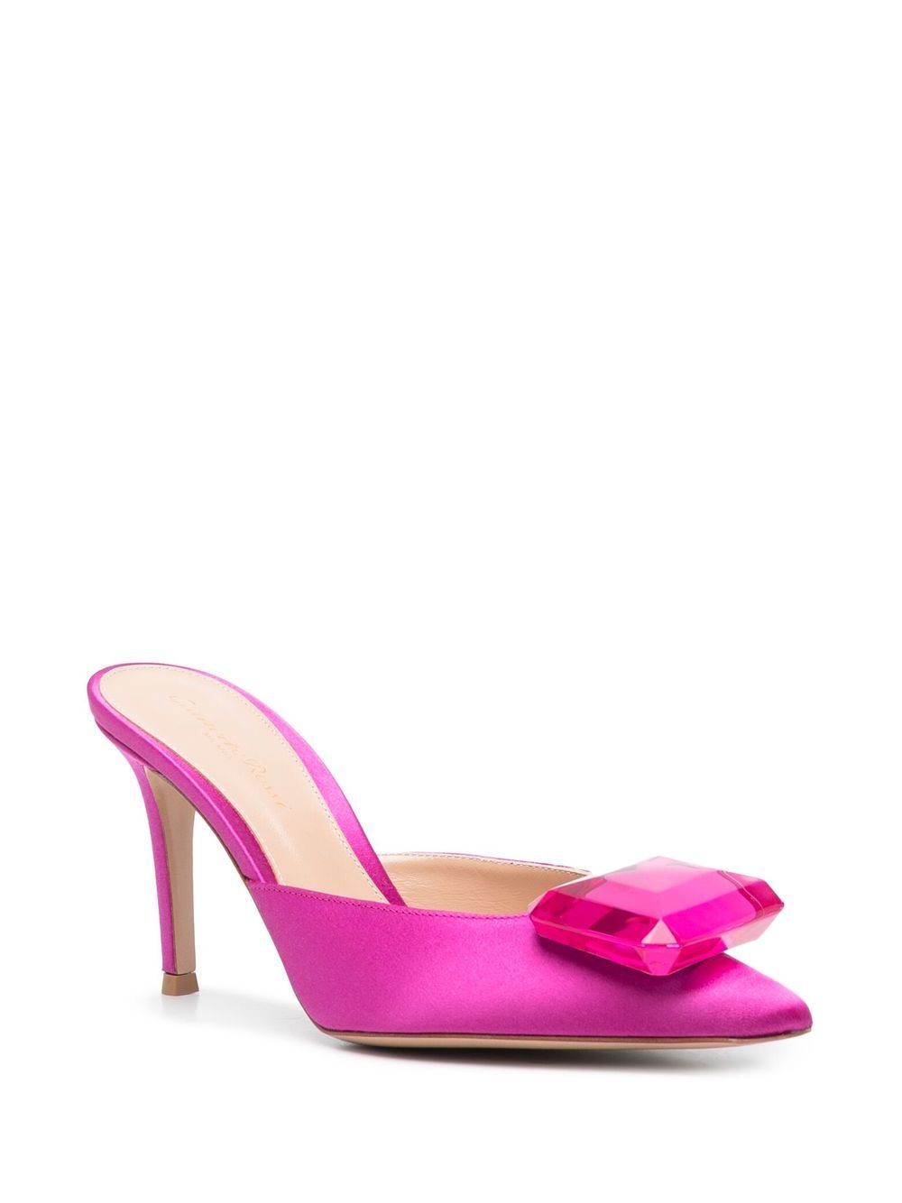 Gianvito Rossi With Fuchsia Heel