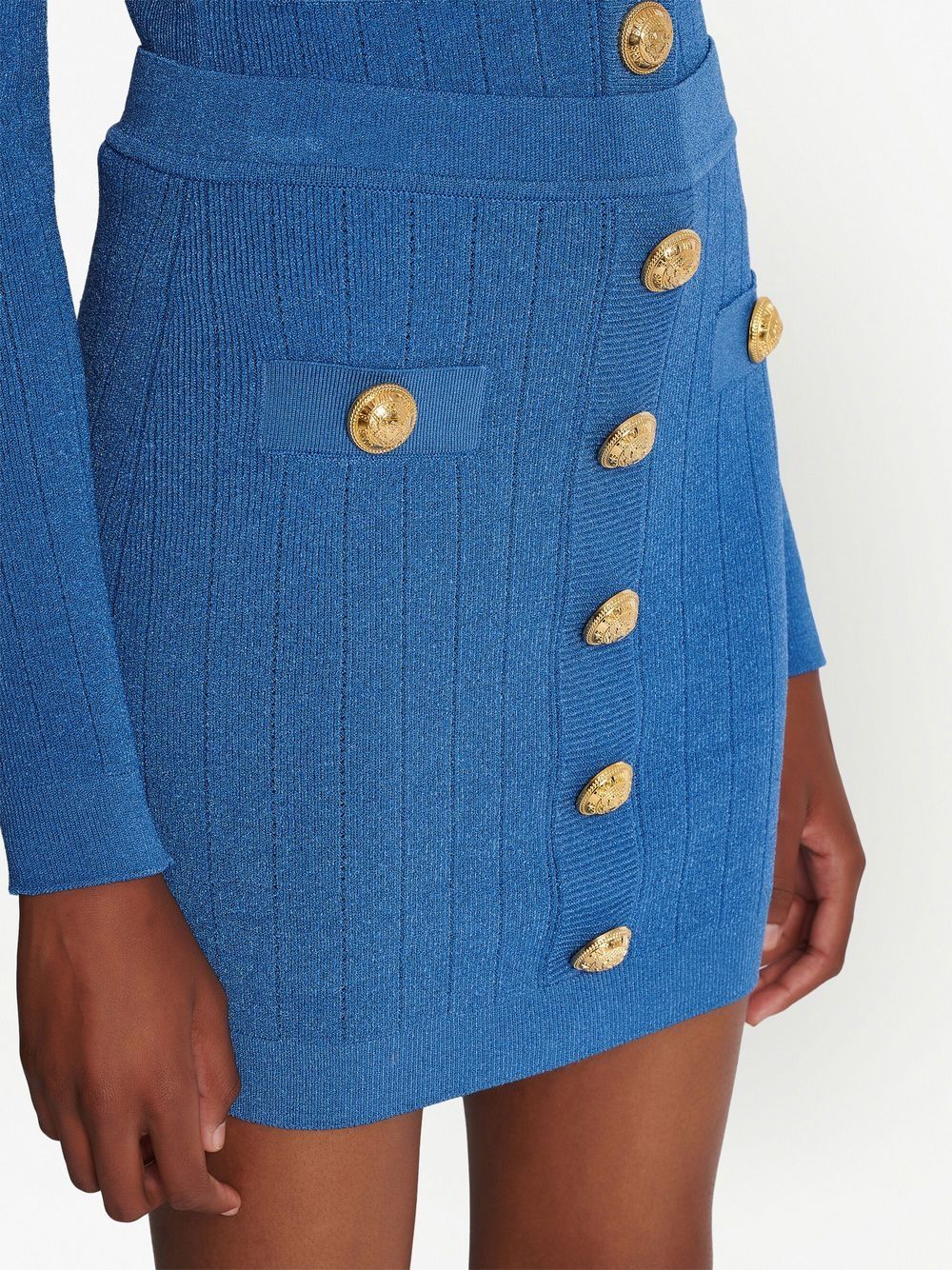 Balmain Blue Skirt