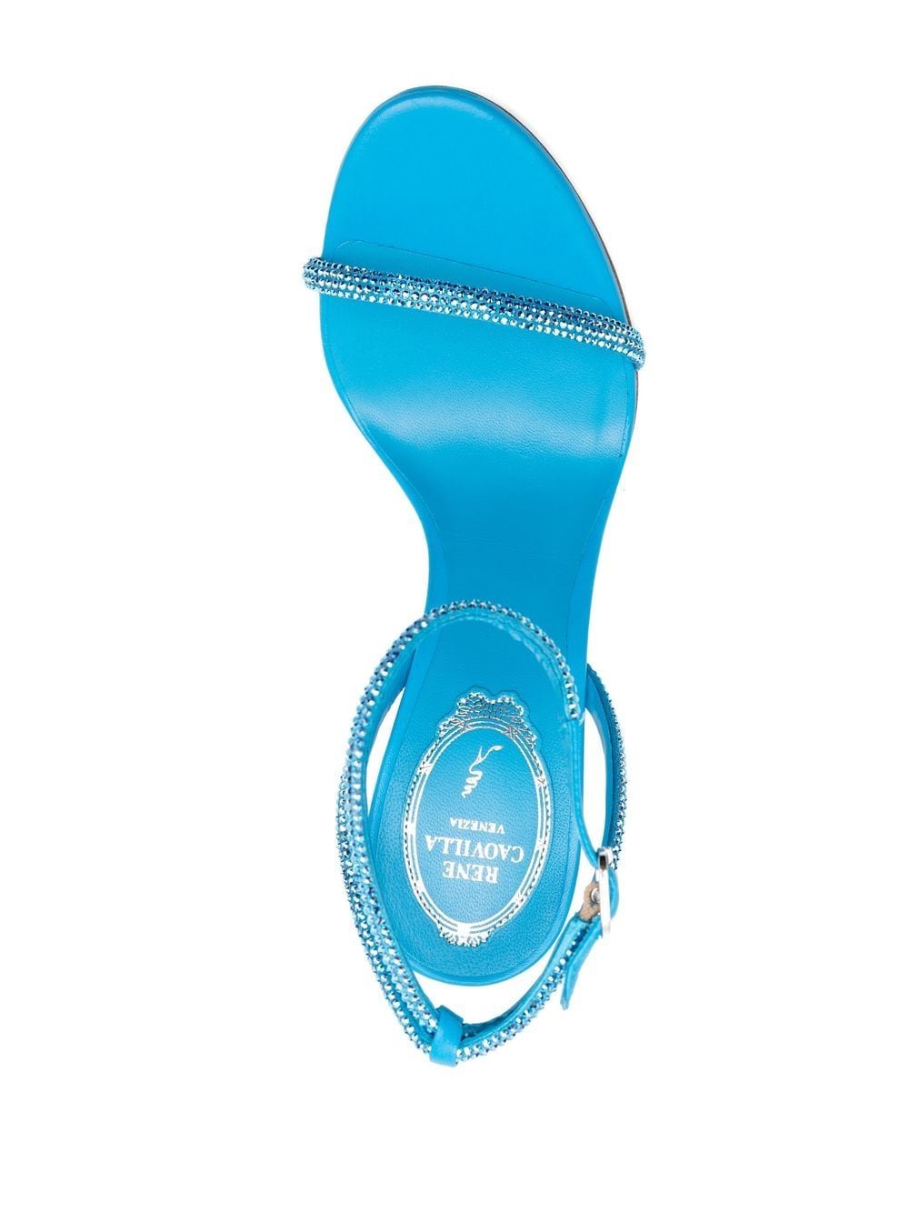 Rene Caovilla Blue Sandals