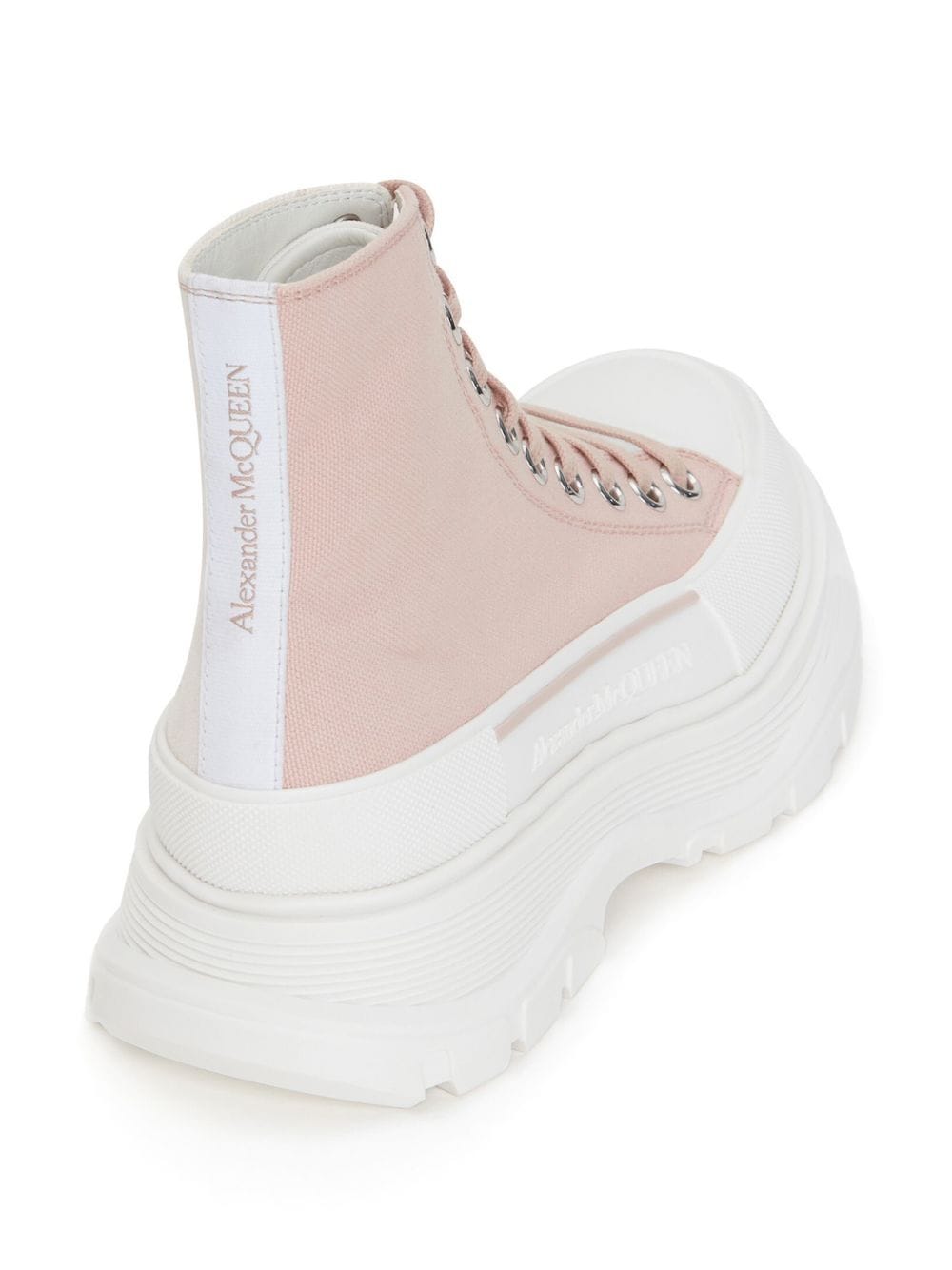 Alexander Mcqueen Pink Boots