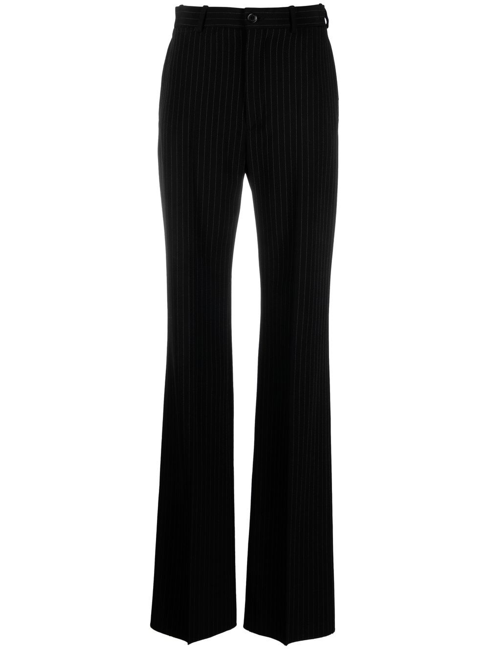 Balenciaga Pinstripe Straight-Leg Trousers