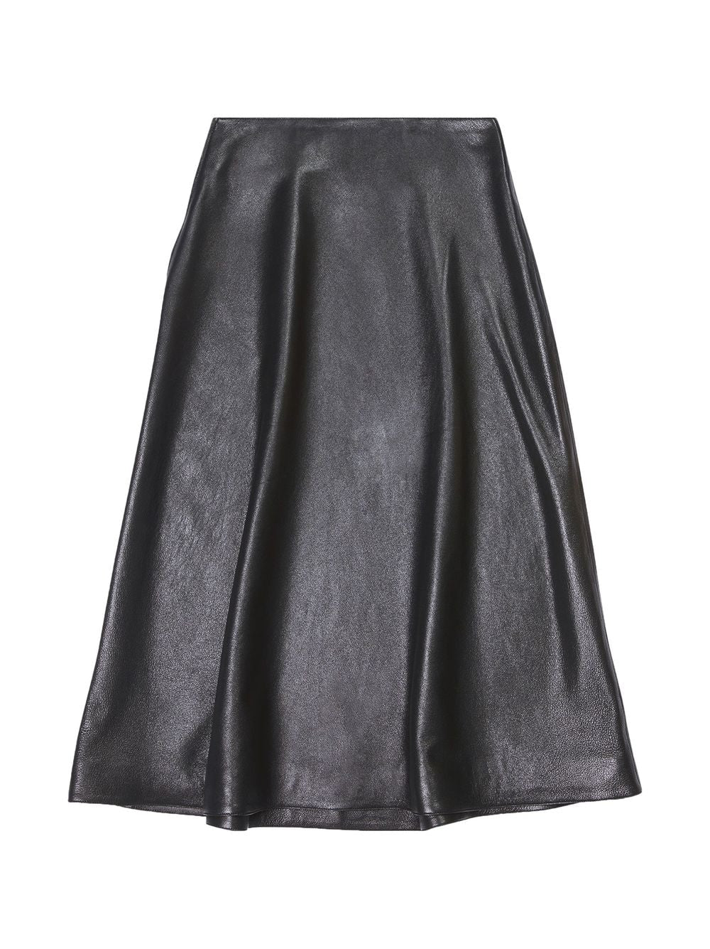 Balenciaga Leather Midi Skirt