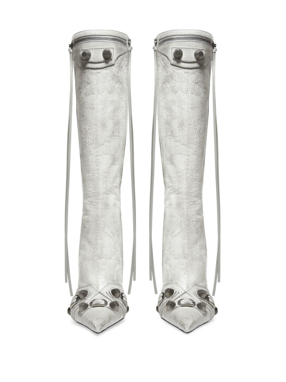 Balenciaga Cagole Leather Boots
