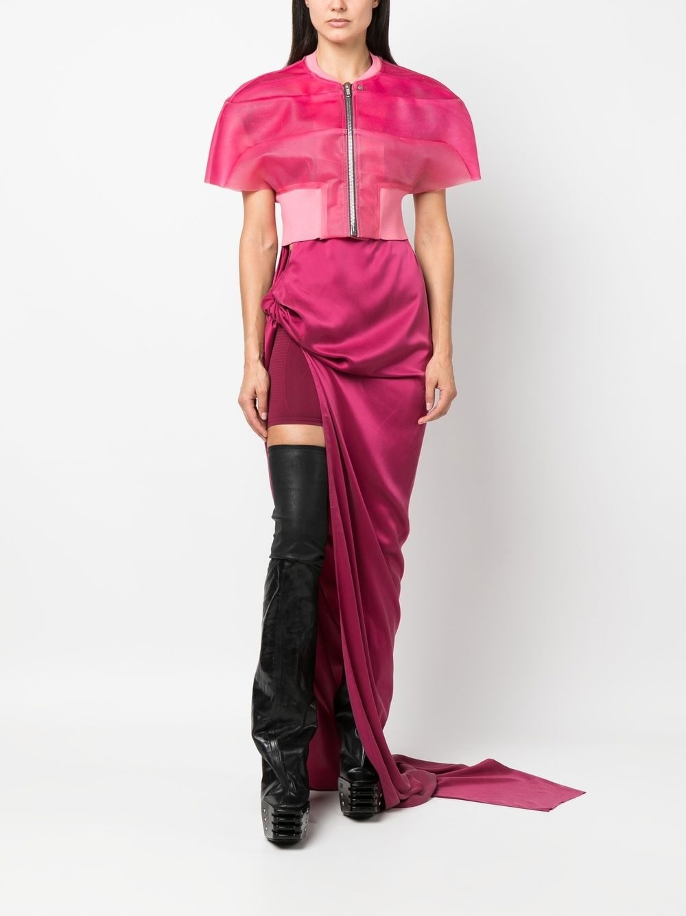 Rick Owens Fuchsia Shorts