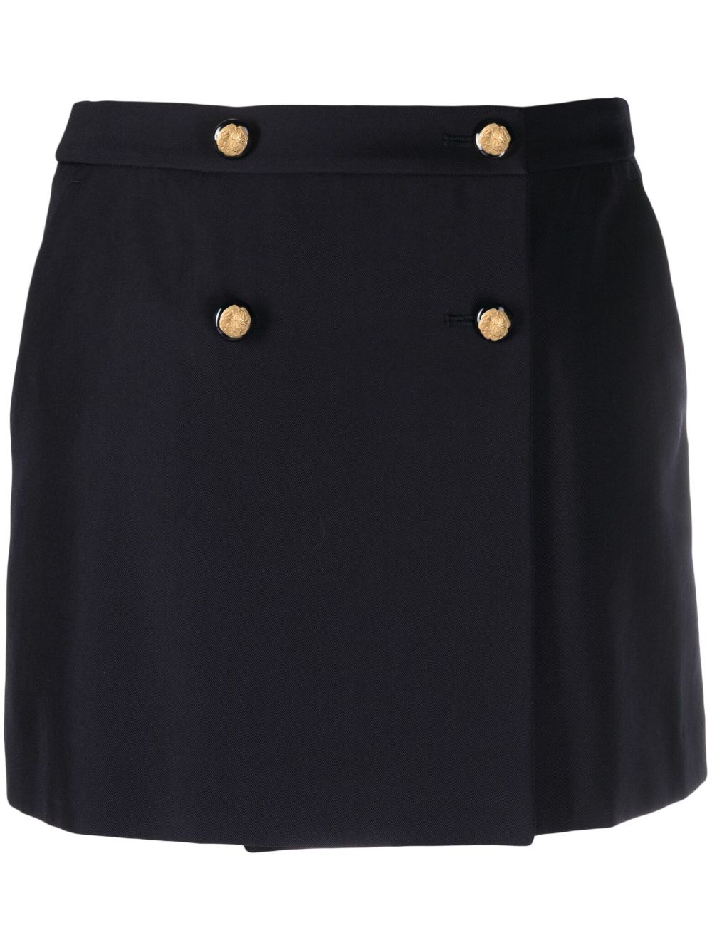 Alexander Mcqueen Blue Skirt