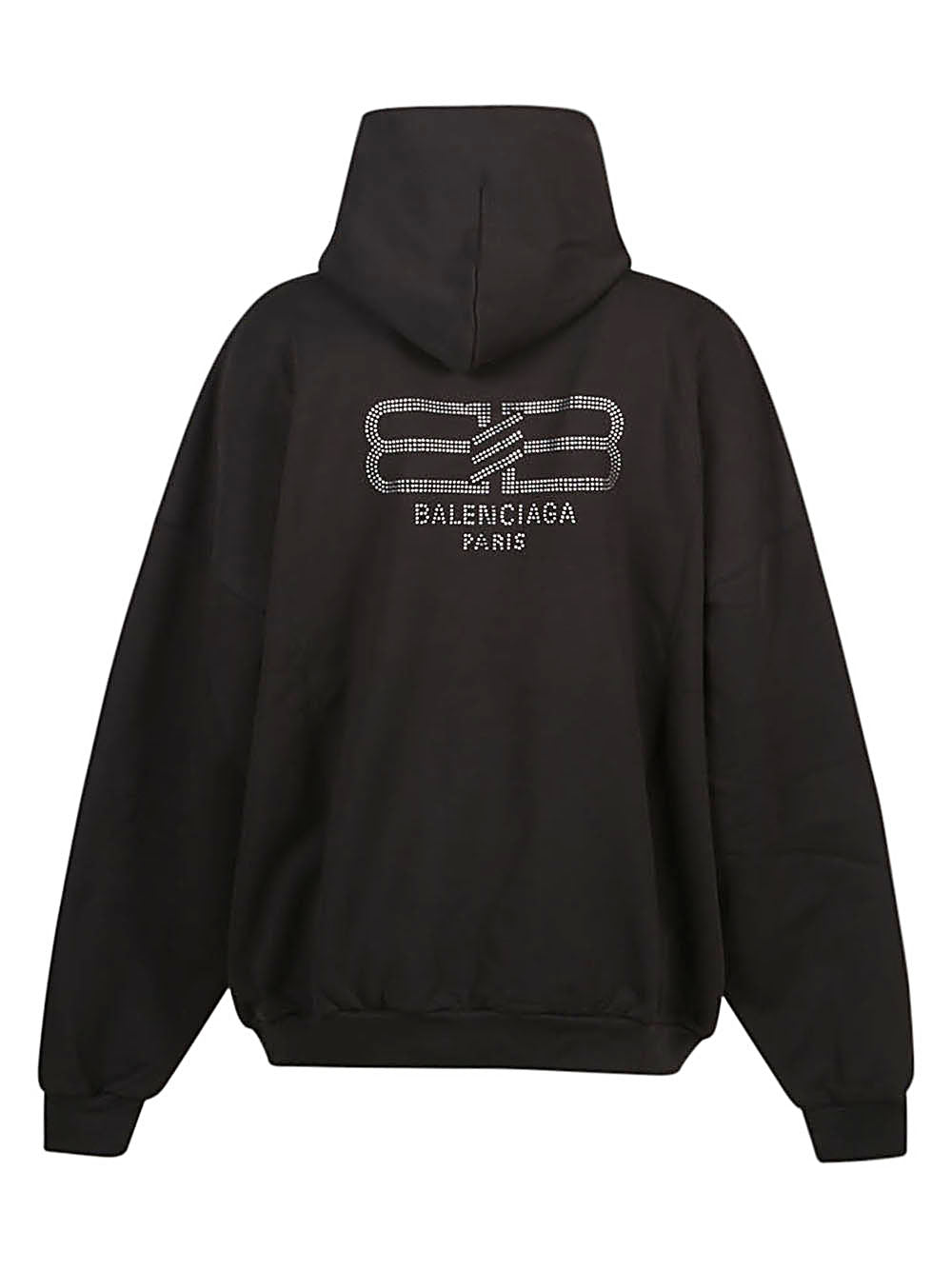 Balenciaga Bb Strass Cotton Hoodie