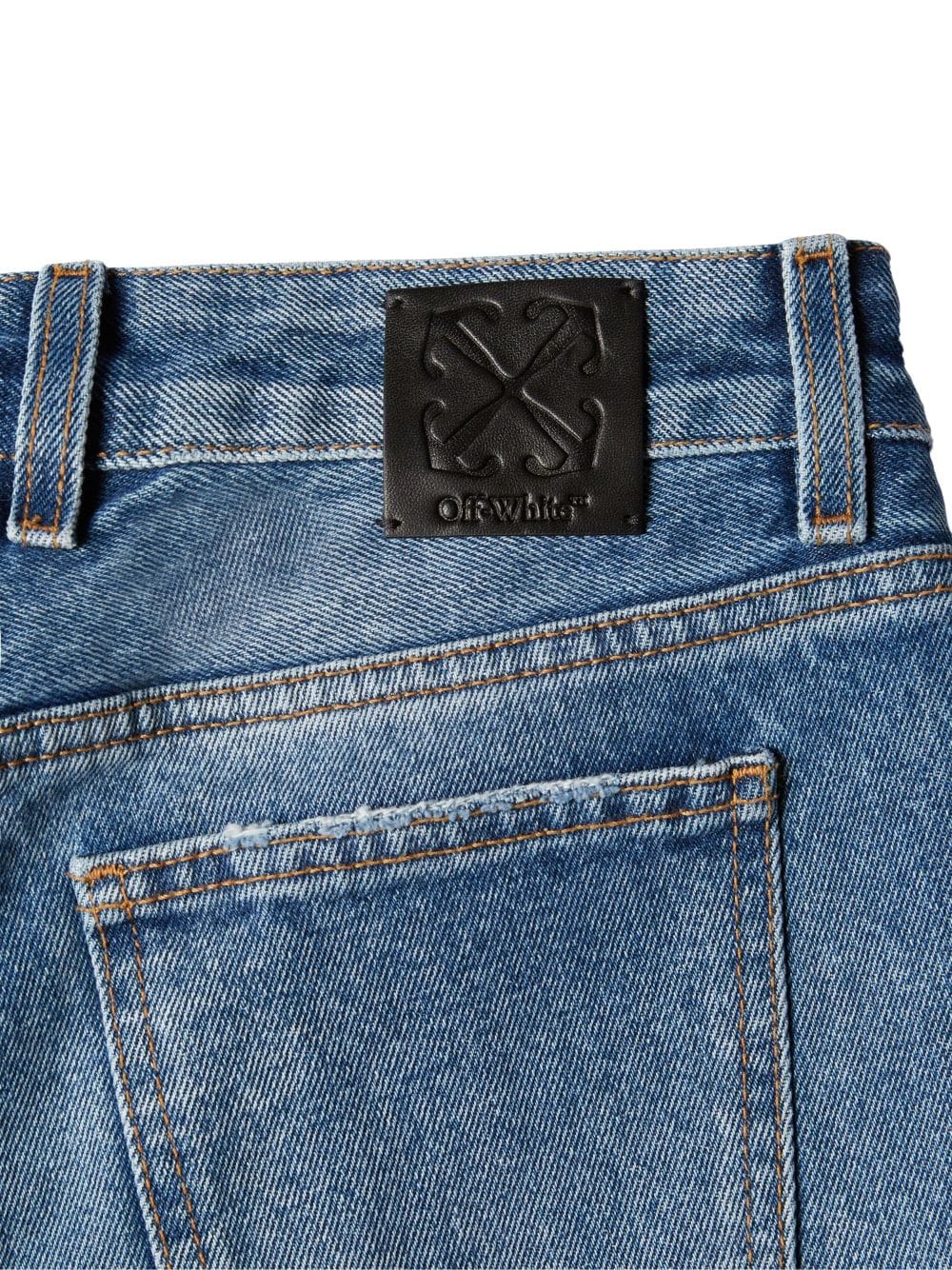 Off White Blue Jeans