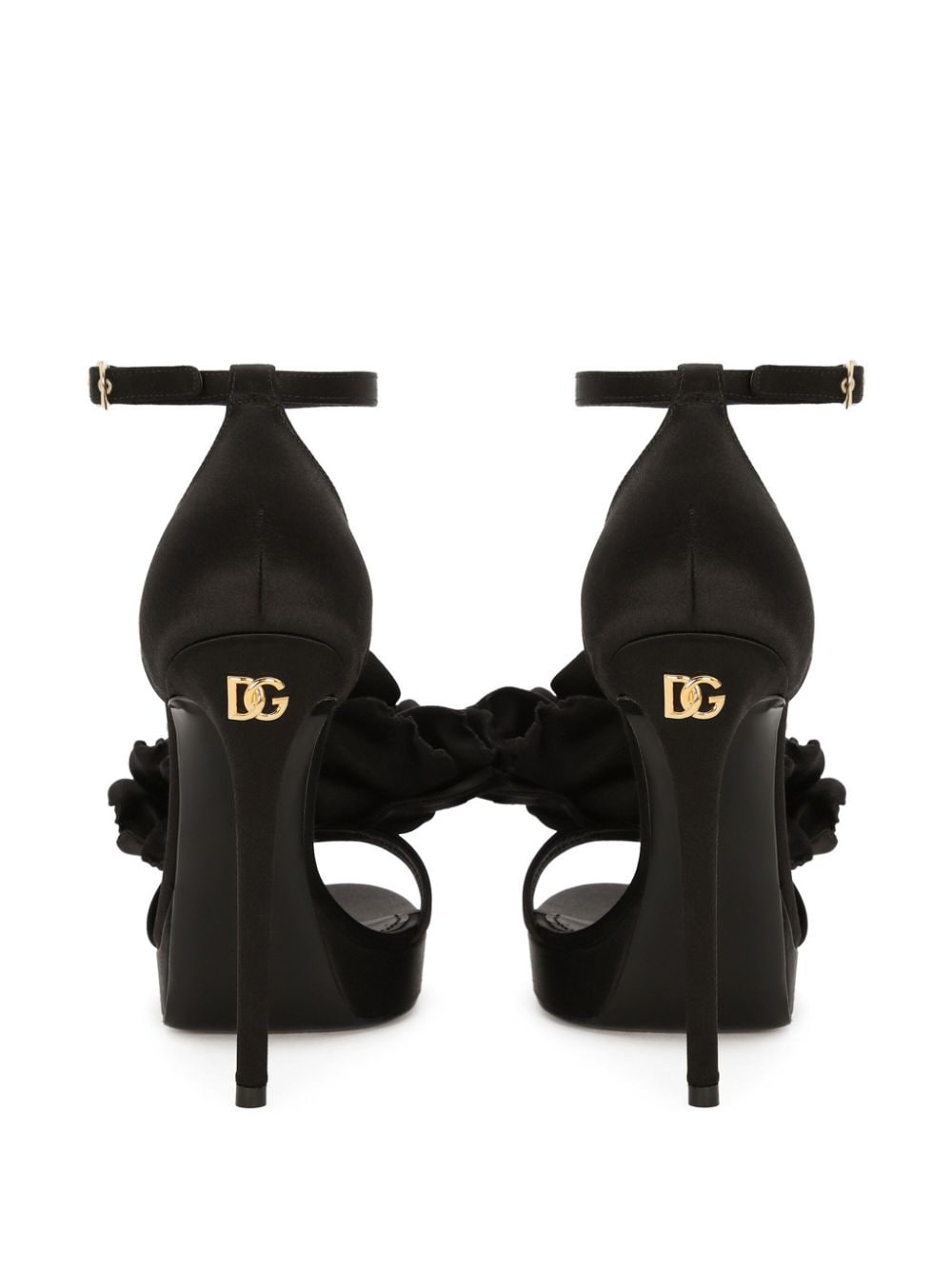 Dolce & Gabbana Keira 105Mm Flower Appliqué Sandals