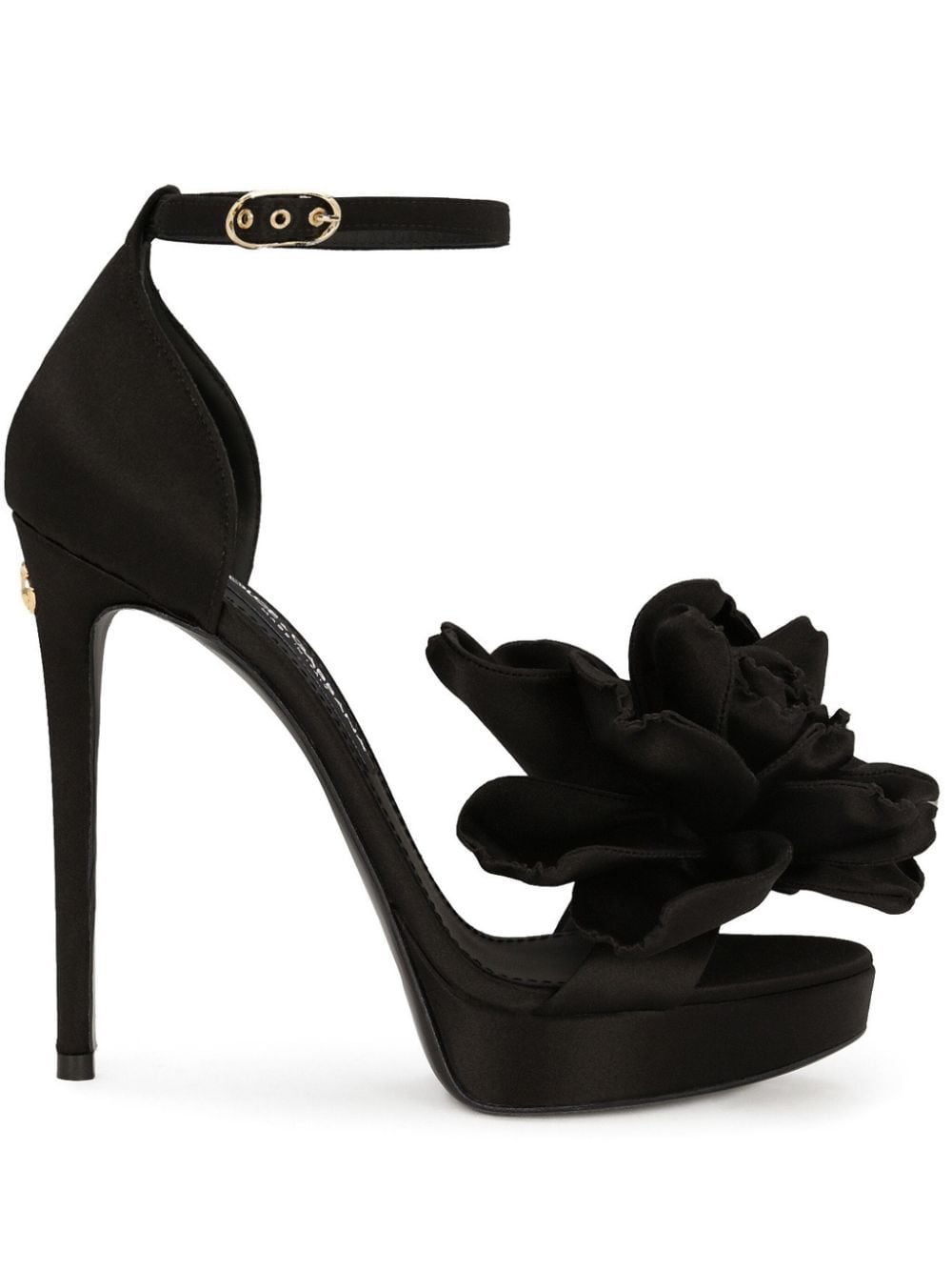 Dolce & Gabbana Keira 105Mm Flower Appliqué Sandals