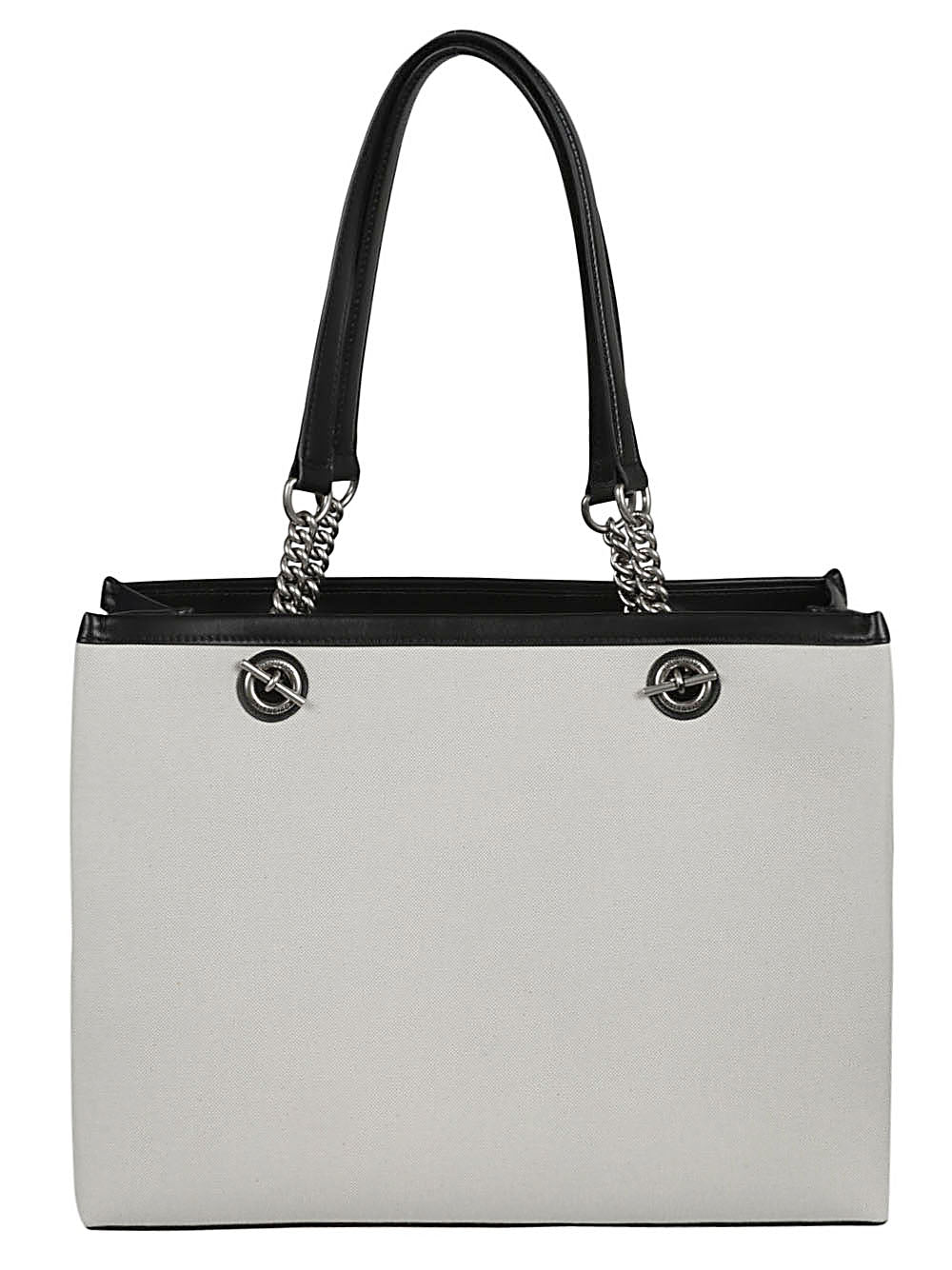 Balenciaga Logo Print Canvas Tote Bag