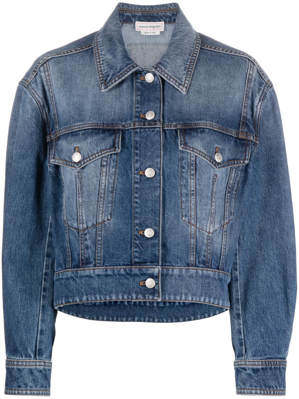 Alexander Mcqueen Denim Coat