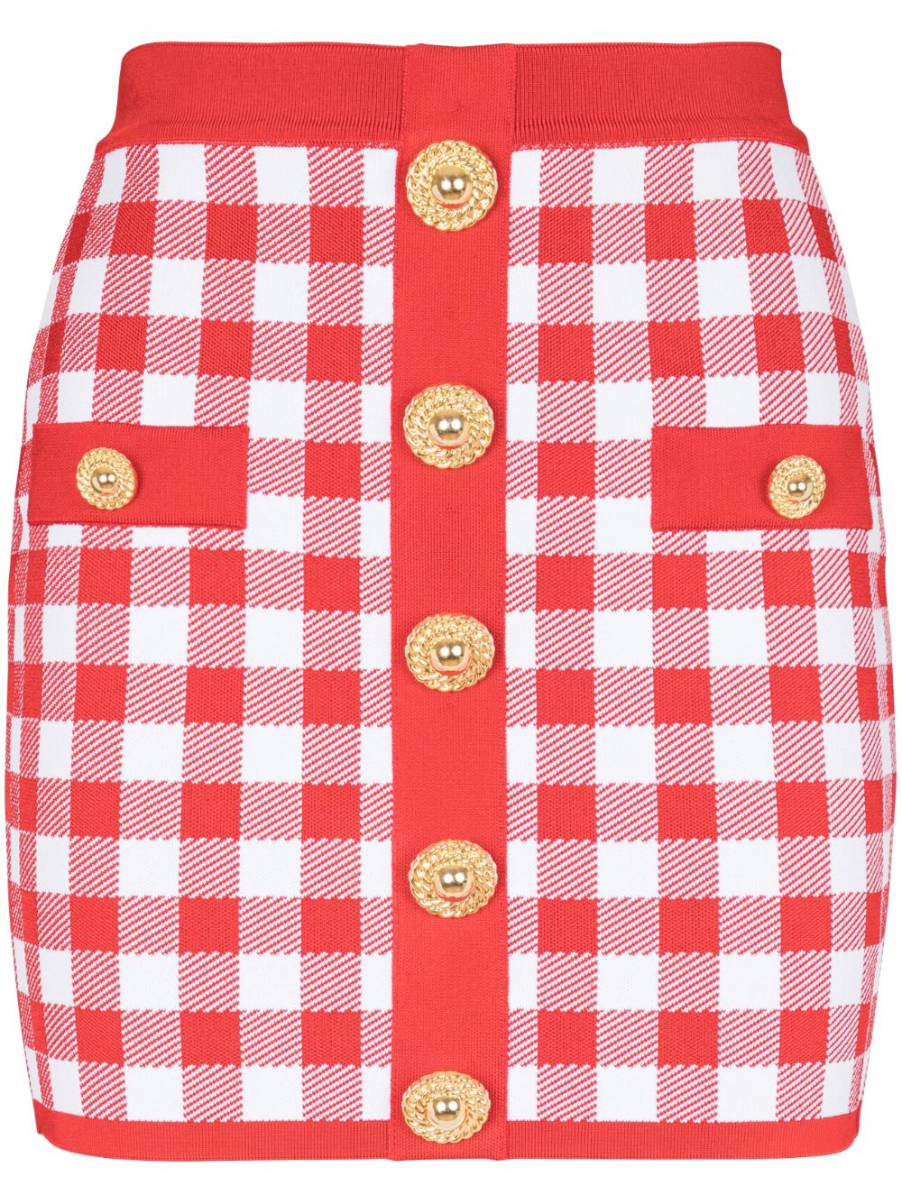 Balmain Red Skirt