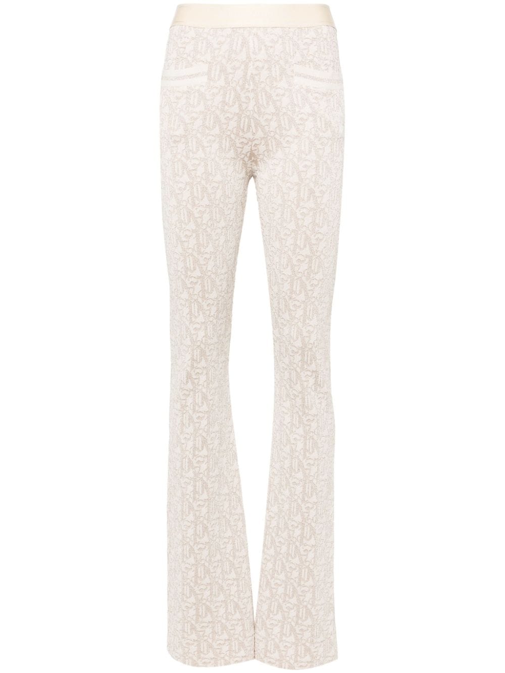 Palm Angels White Trousers