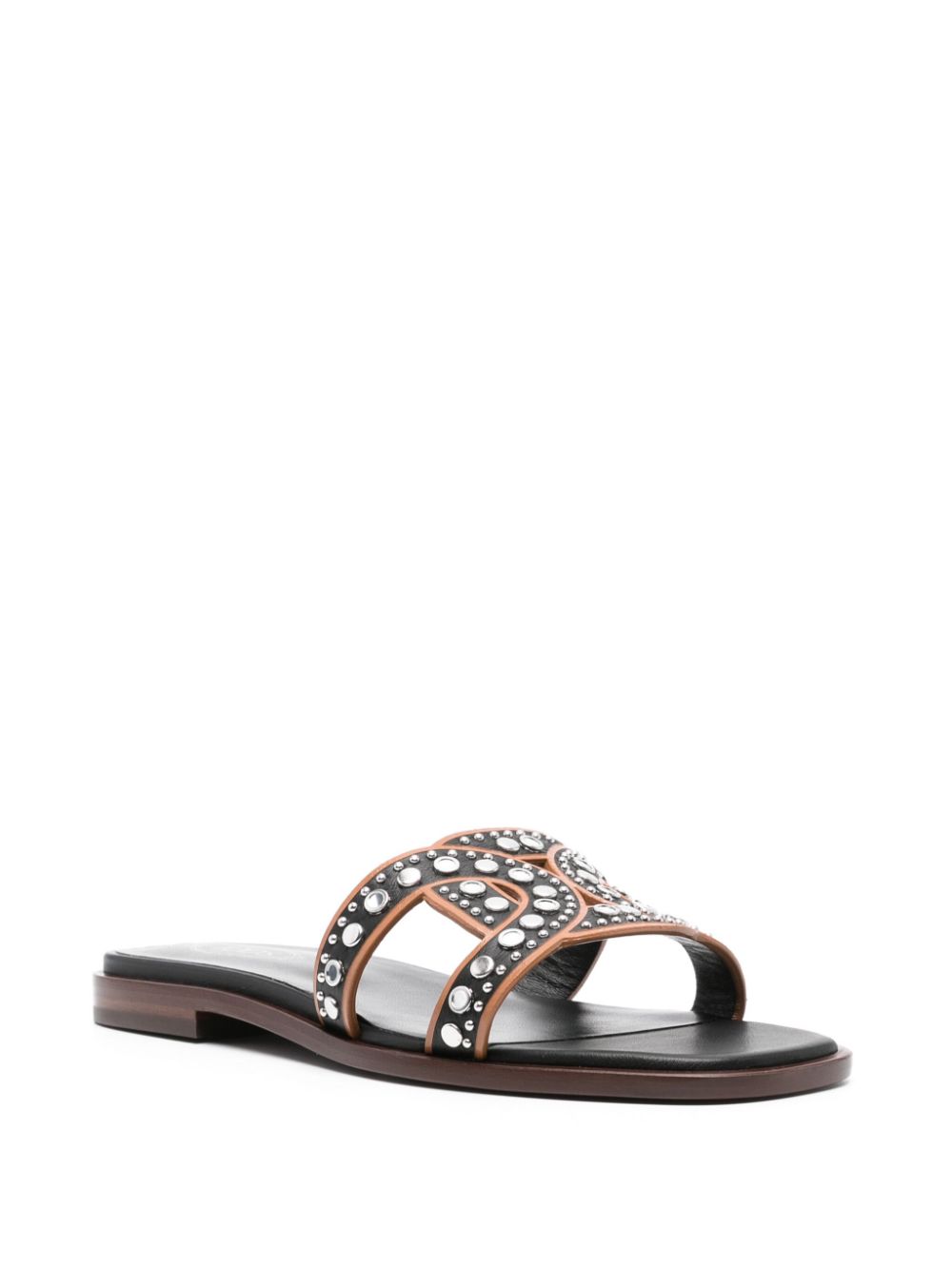 Tods Black Sandals