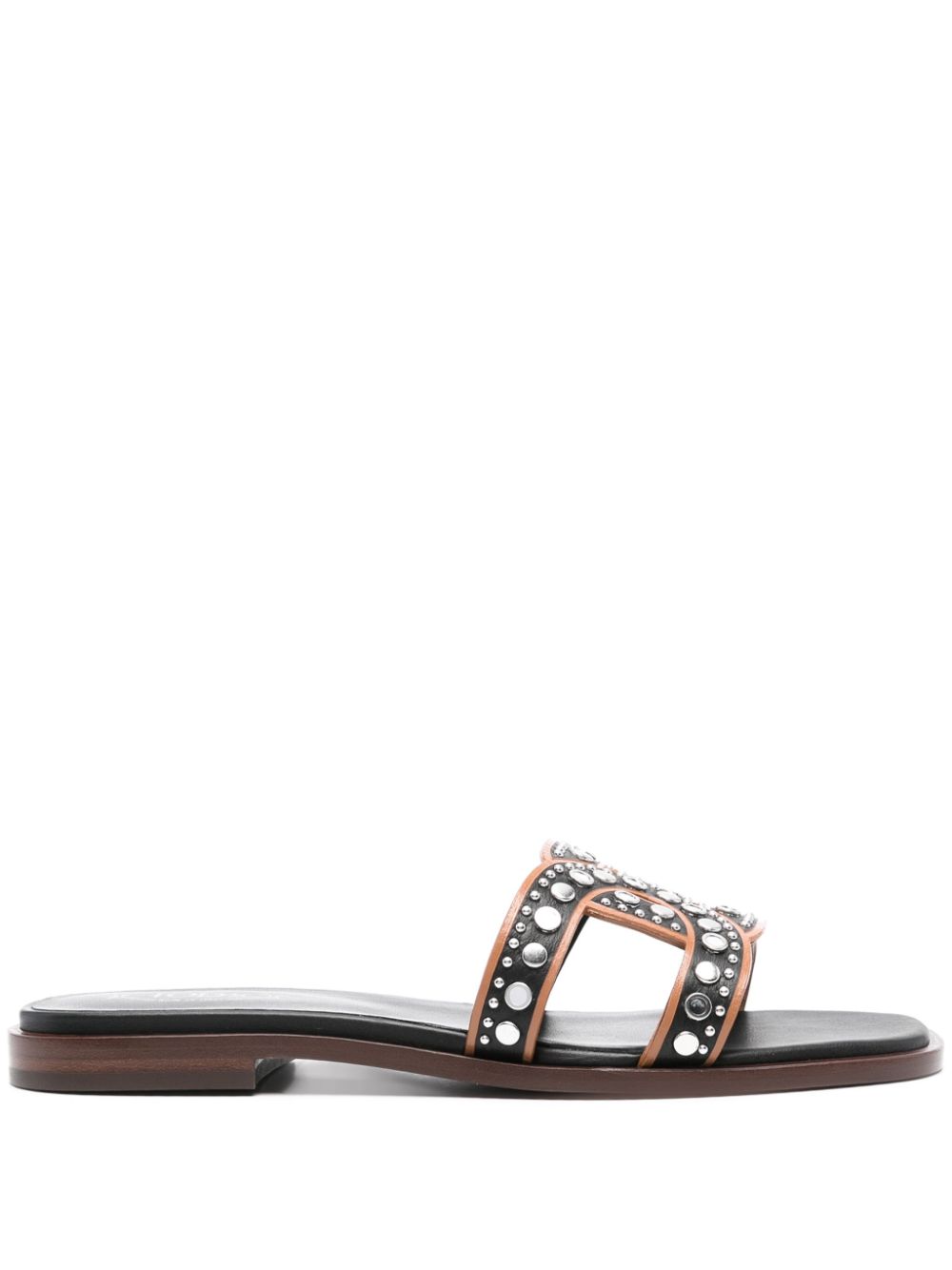 Tods Black Sandals