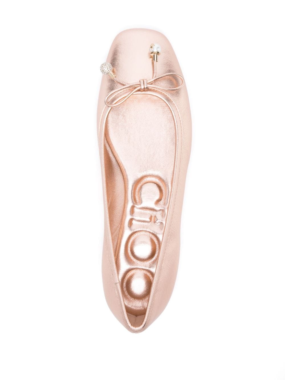 Jimmy Choo Flat Powder Shoes