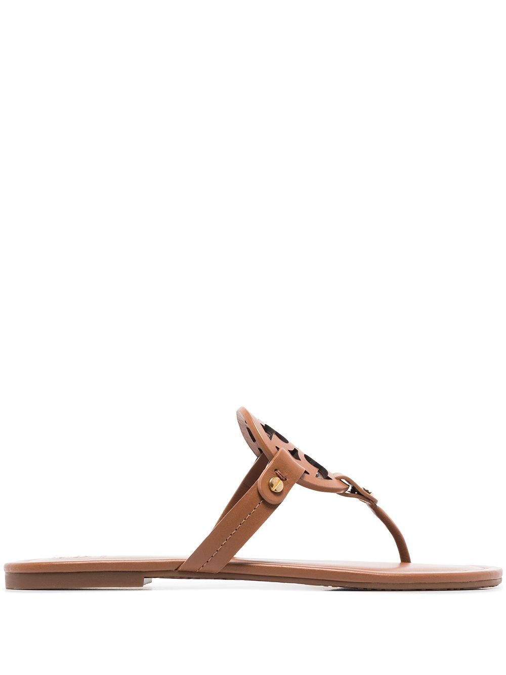Tory Burch Sandals Brown Leather