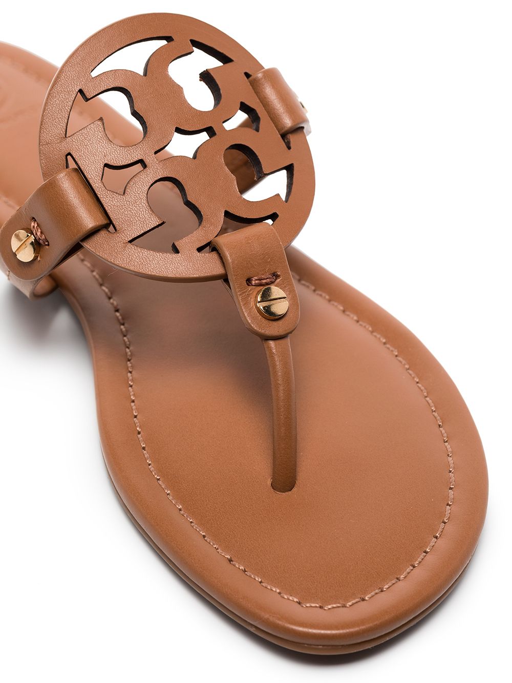 Tory Burch Sandals Brown Leather