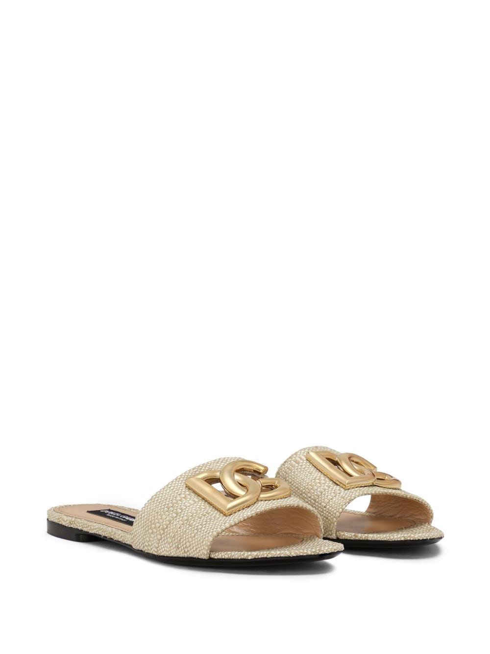 Dolce & Gabbana Raffia Mules