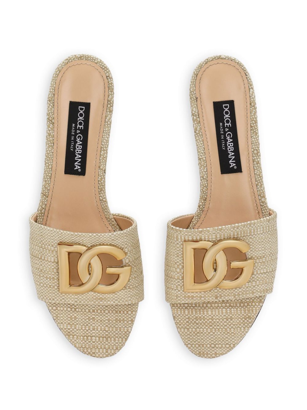 Dolce & Gabbana Raffia Mules