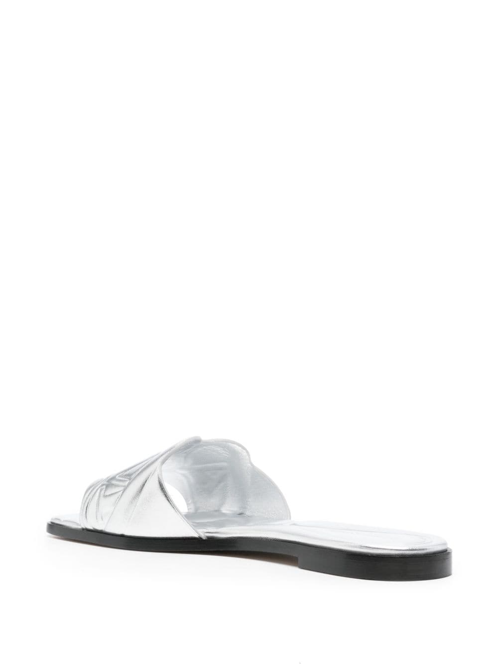 Alexander Mcqueen Silver Sandals