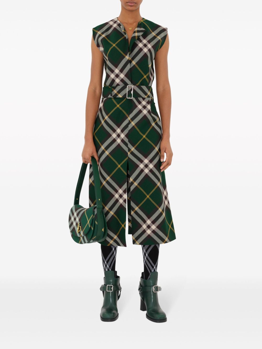 Burberry Green Dress