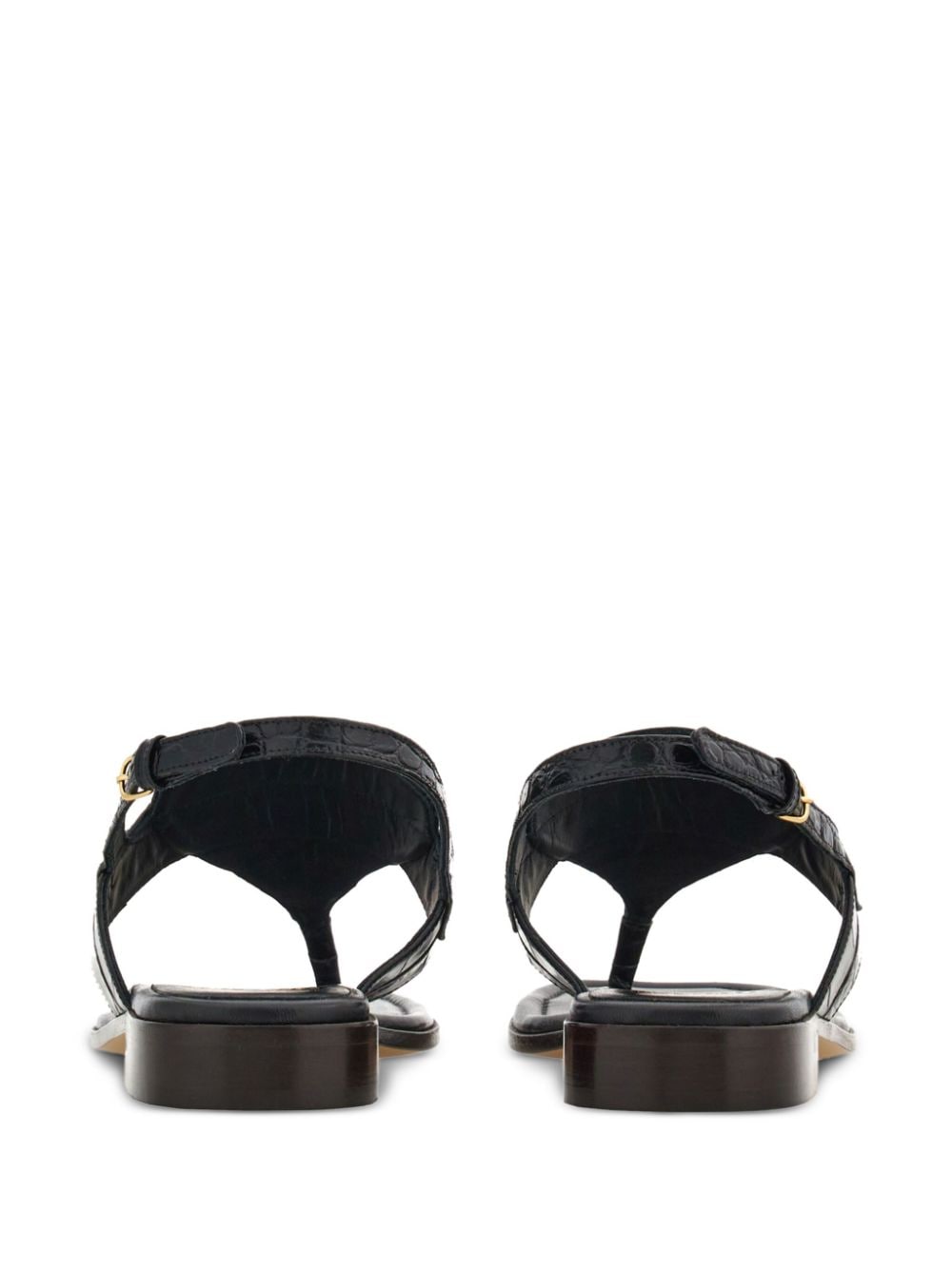 Ferragamo Black Sandals