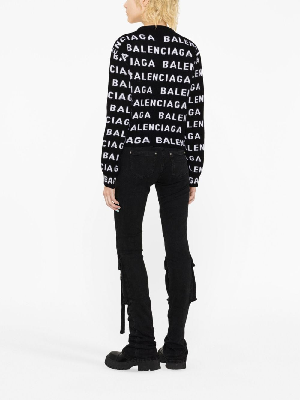 Balenciaga Logo Wool Sweater