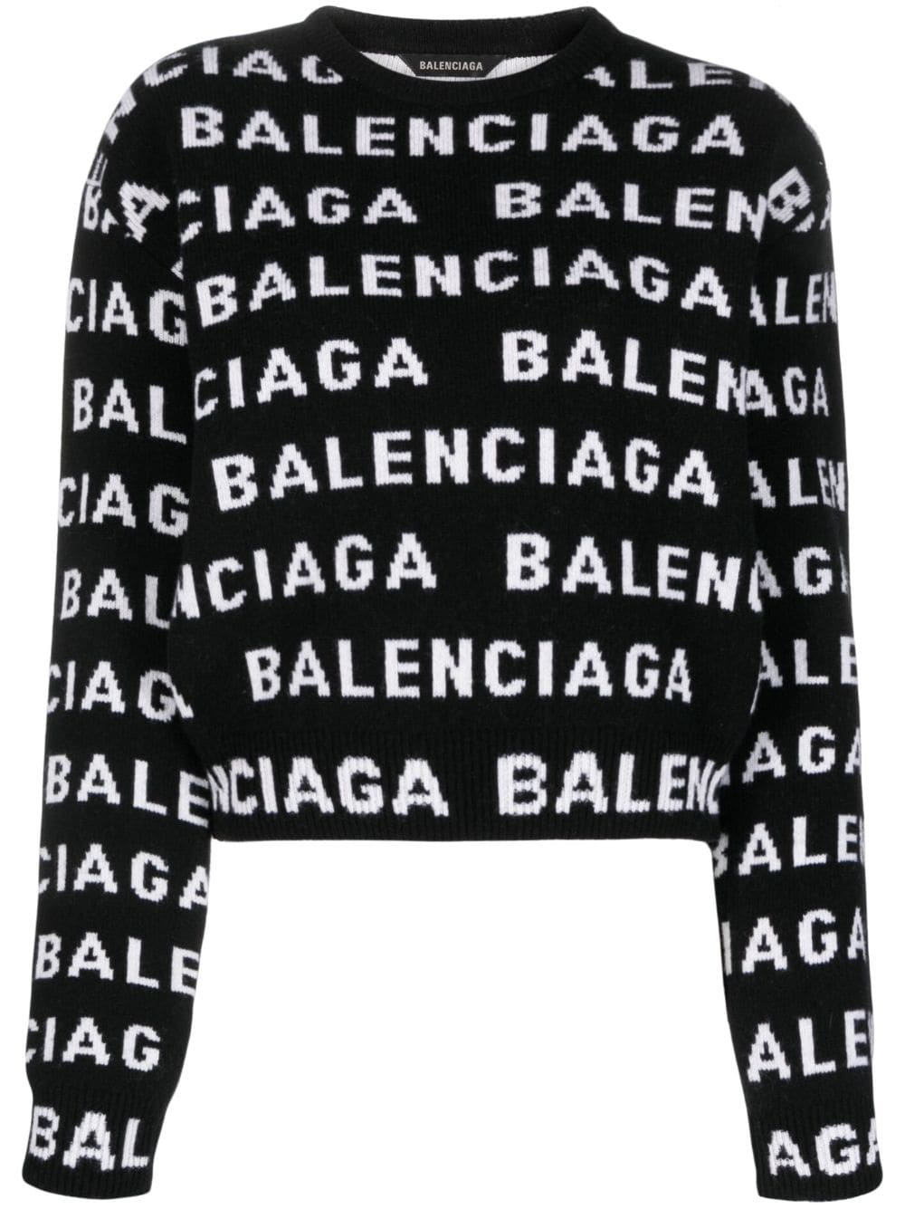 Balenciaga Logo Wool Sweater