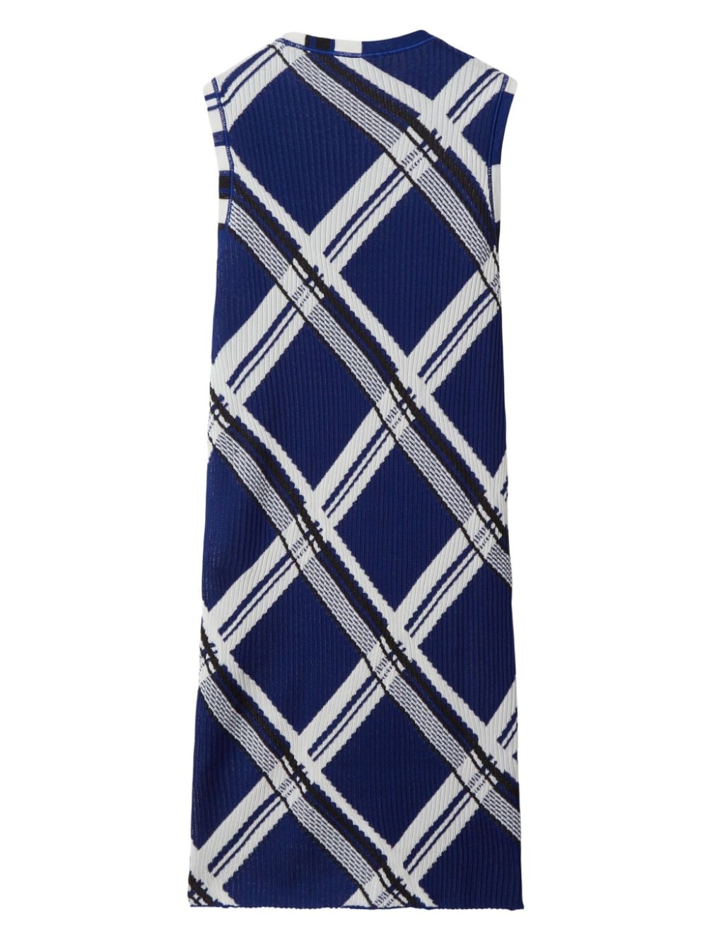 Burberry Check-Print Silk Dress