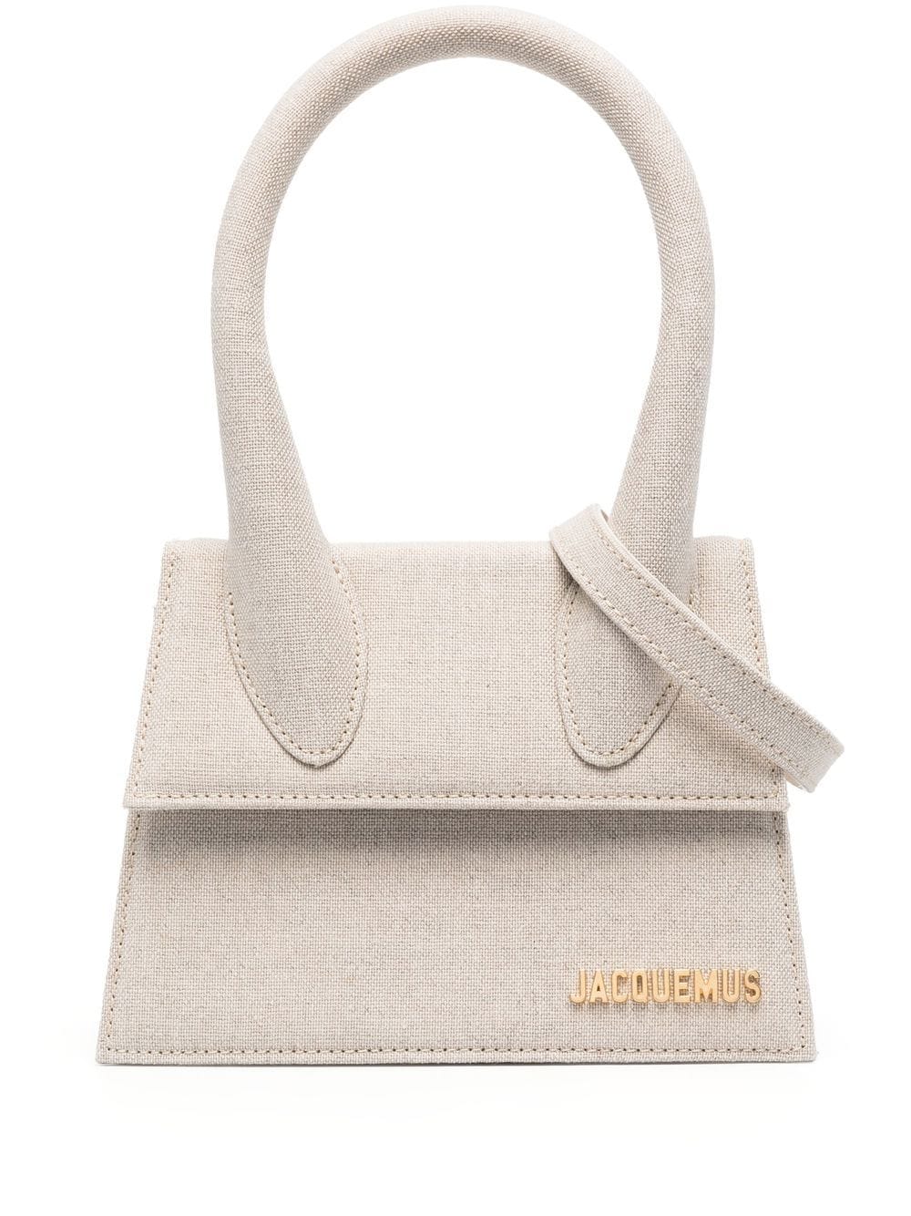 Jacquemus Le Chiquito Noeud Cotton Canvas Shoulder Bag