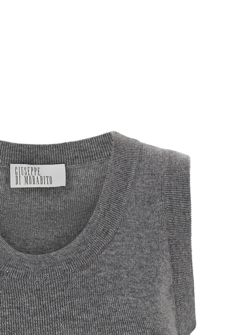 Giuseppe Di Morabito Gray Wool Sweater