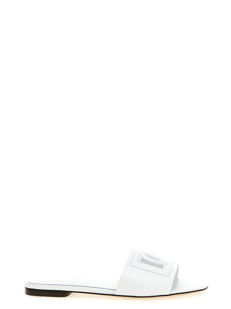 Dolce & Gabbana White Slides