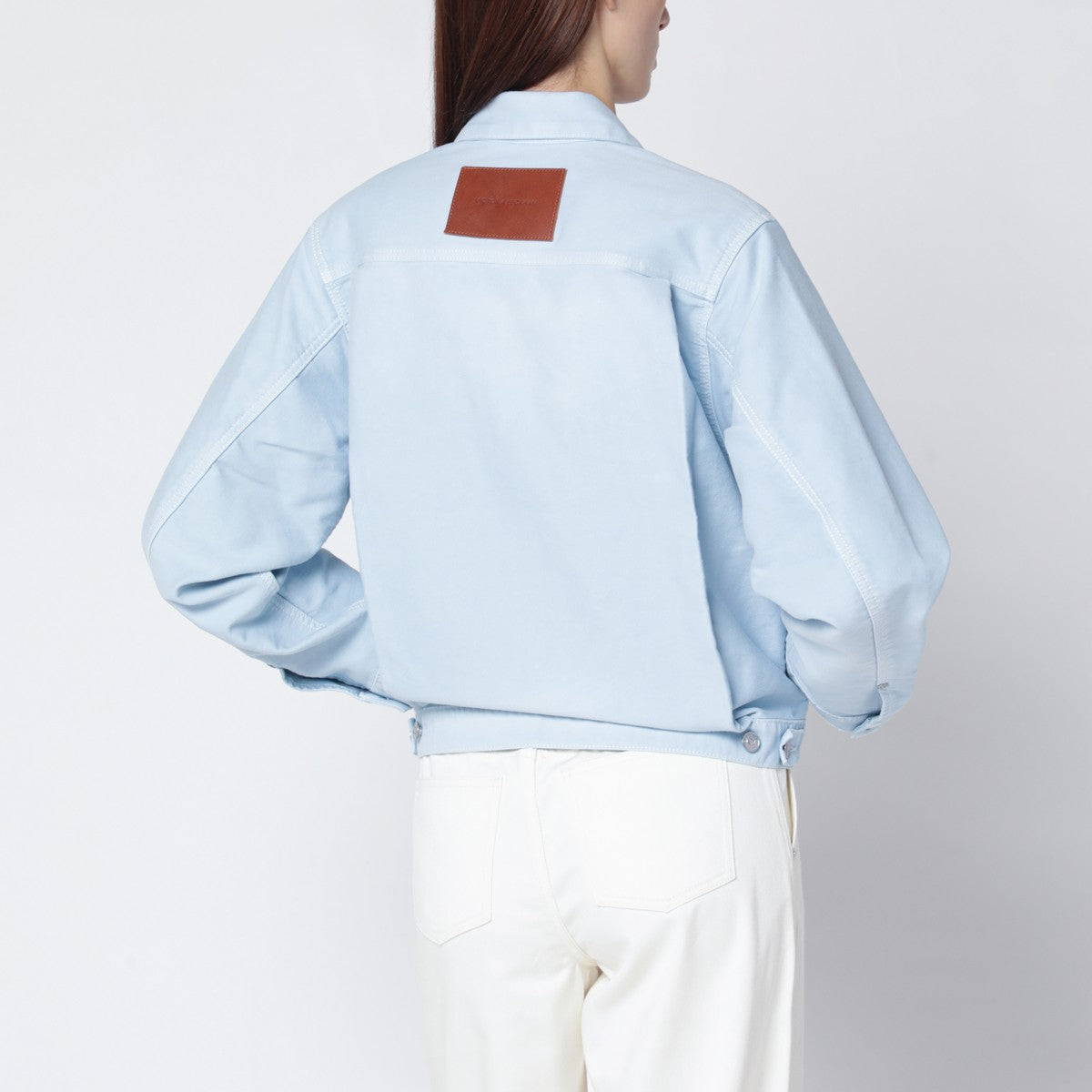 Victoria Beckham Light Blue Denim Jacket Glam Steals