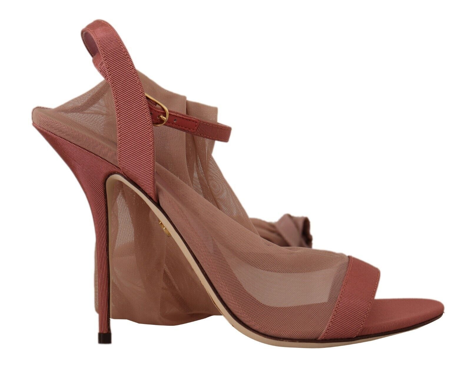 Dolce & Gabbana Pink Elegant Ankle Strap Heels Sandals