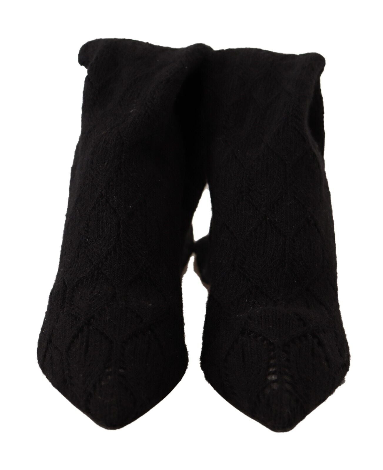 Dolce & Gabbana Black Elegant Stretch Socks Boots