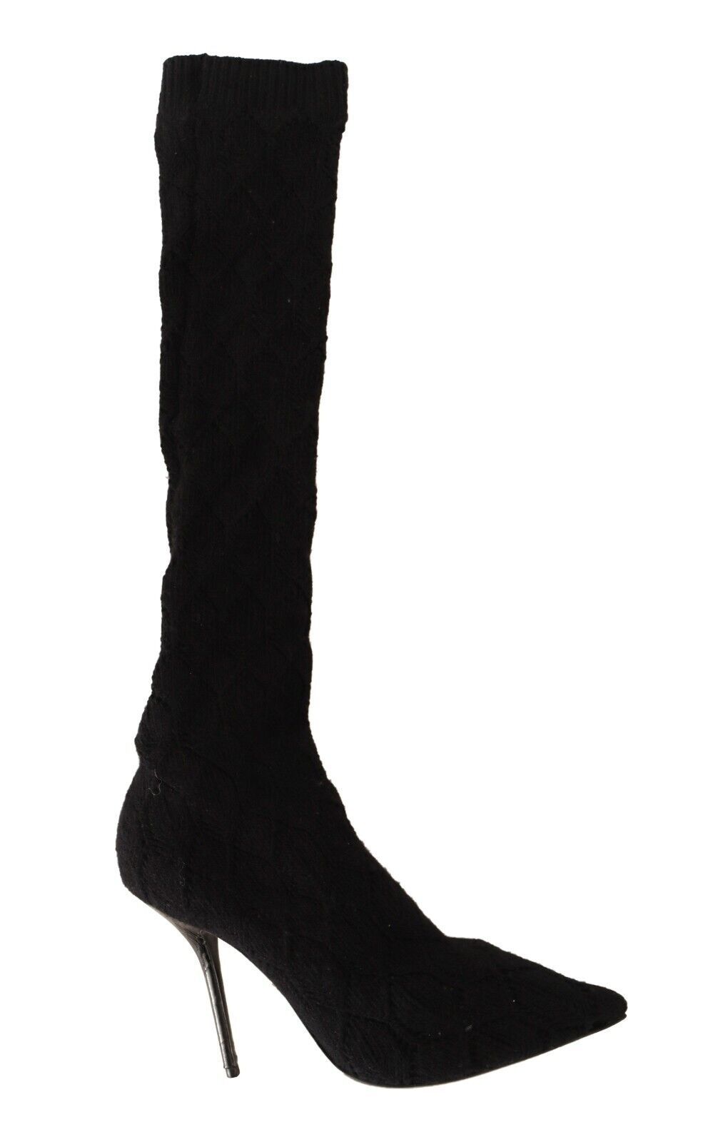 Dolce & Gabbana Black Elegant Stretch Socks Boots