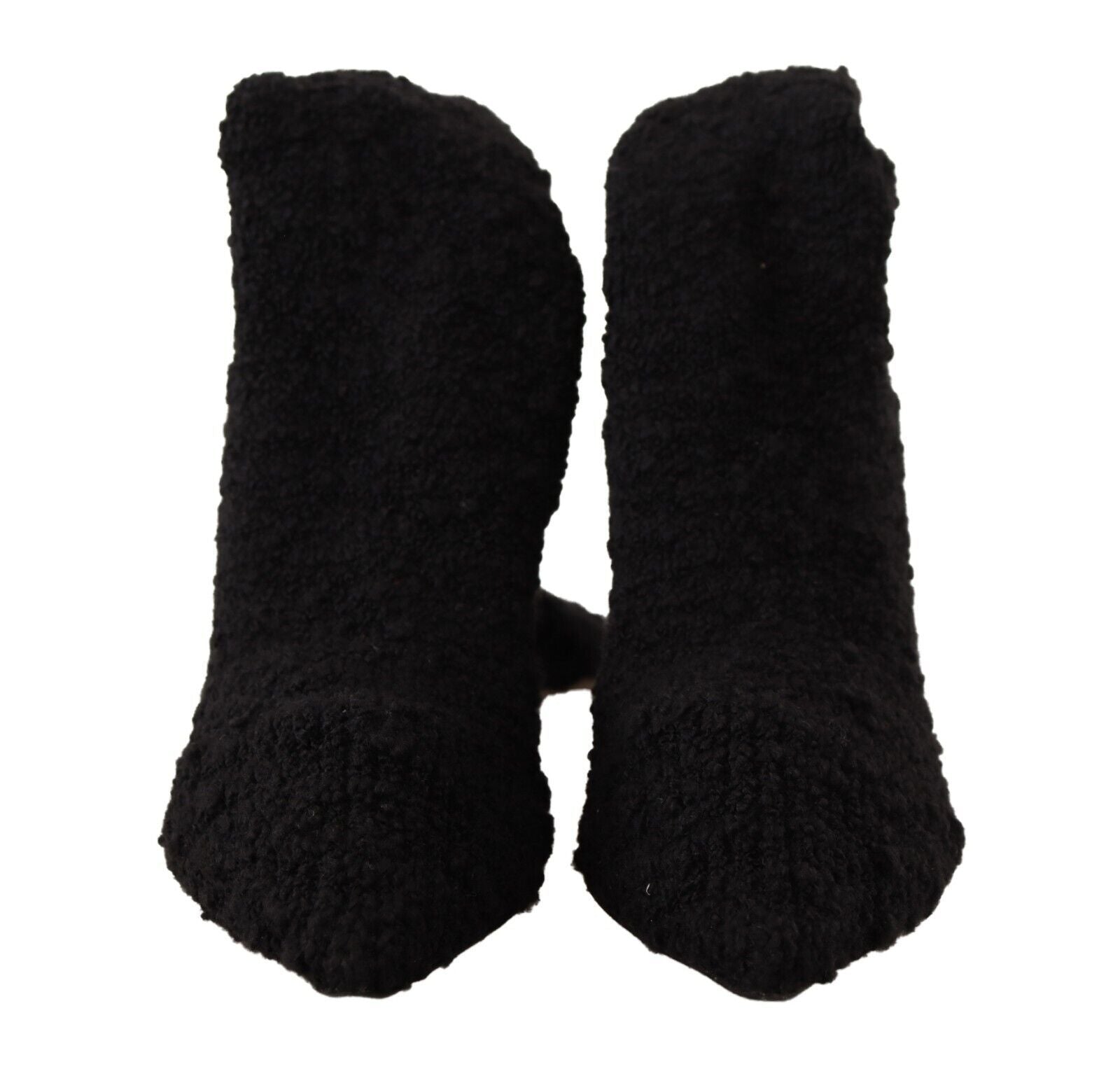 Dolce & Gabbana Black Chic Stretch Sock Boots