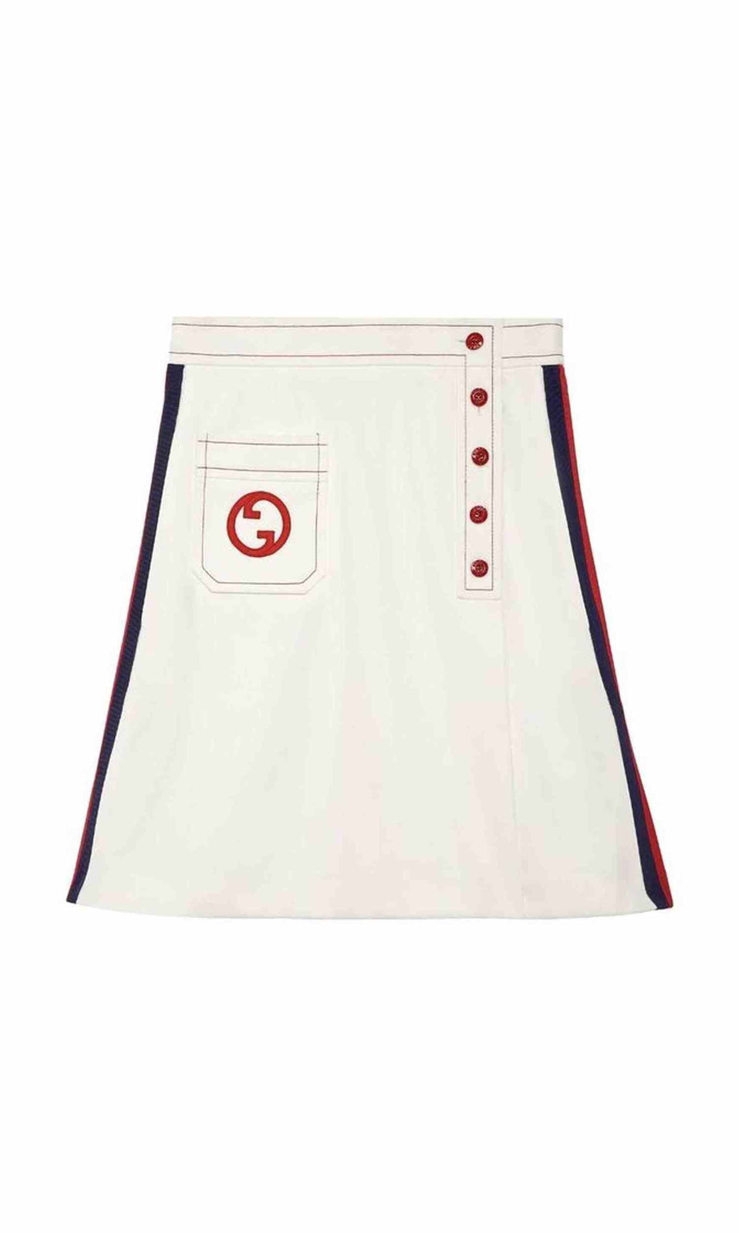 Gucci Interlocking G A Line Skirt Glam Steals