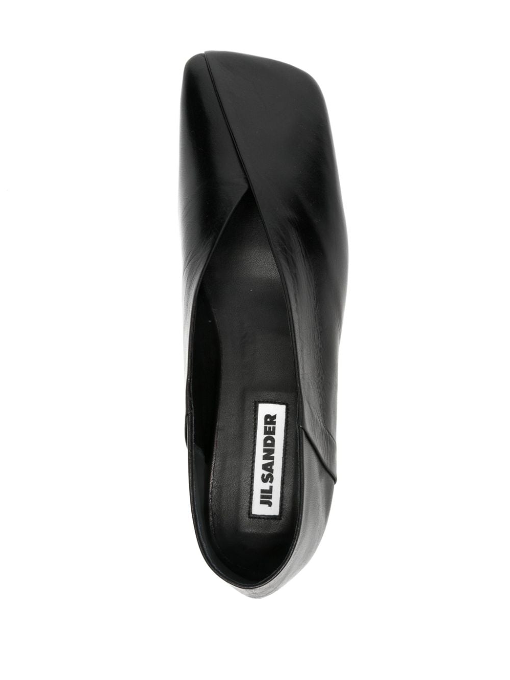 Jil Sander Flat Black Shoes