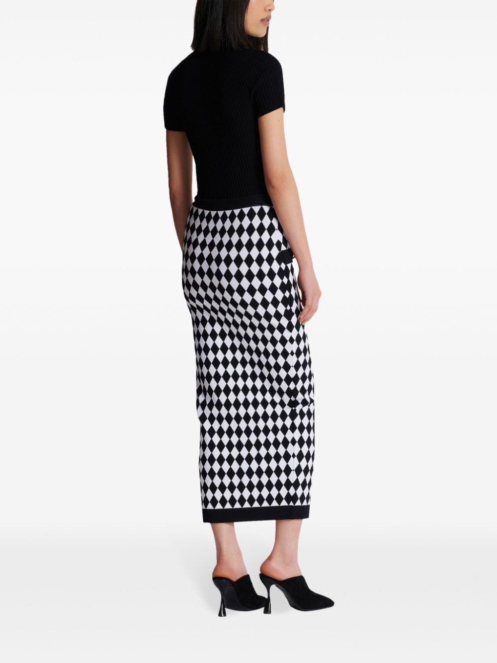 Balmain Black Skirt