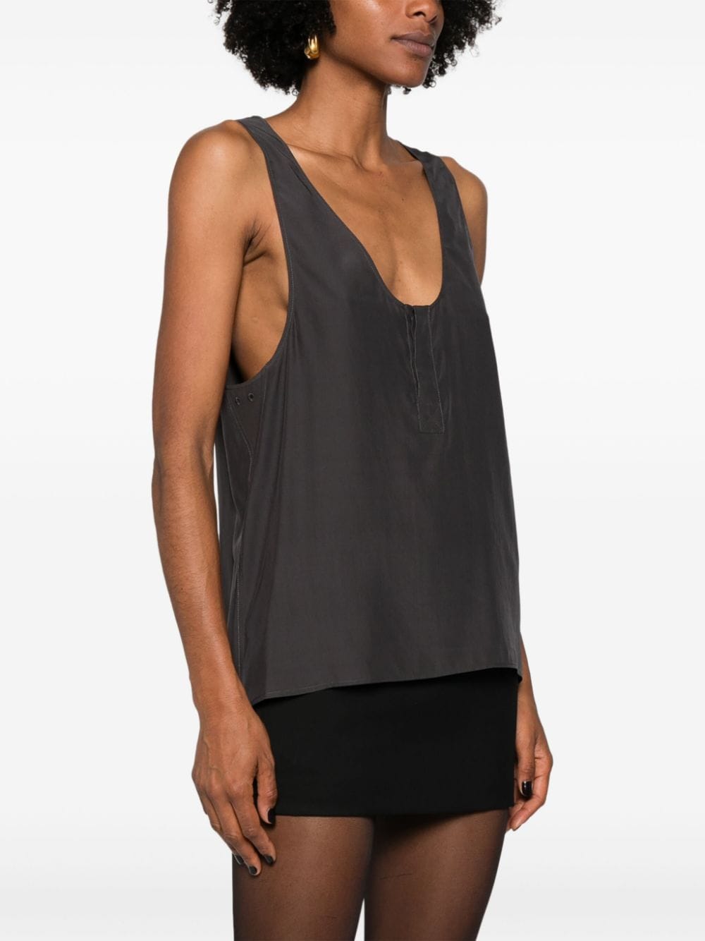 Saint Laurent Grey Top
