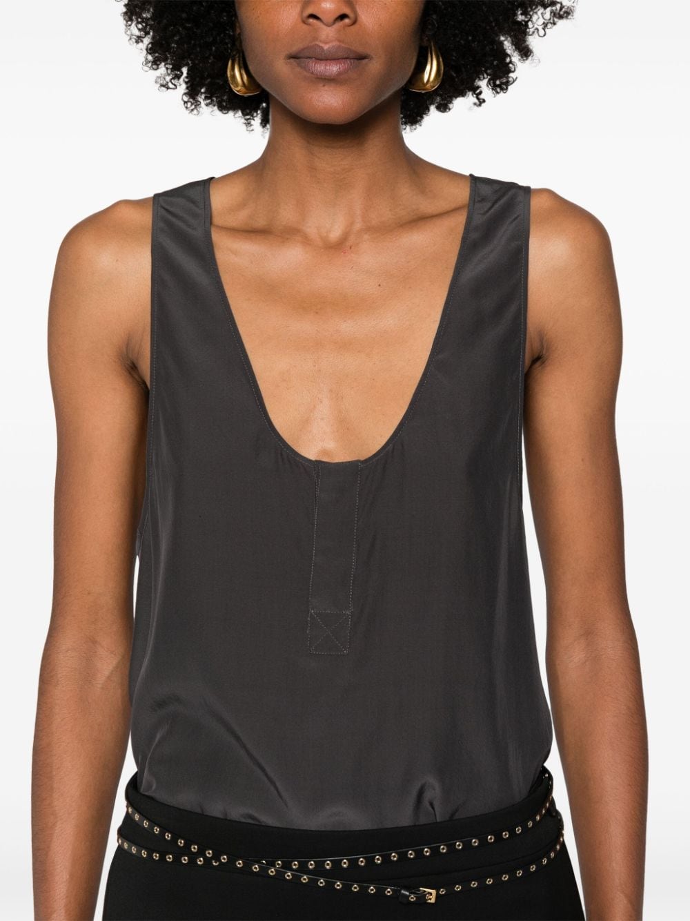 Saint Laurent Grey Top